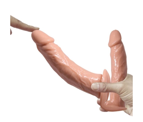 BAILE - ULTRA PASSIONATE DOUBLE DILDOS WITH HARNESS