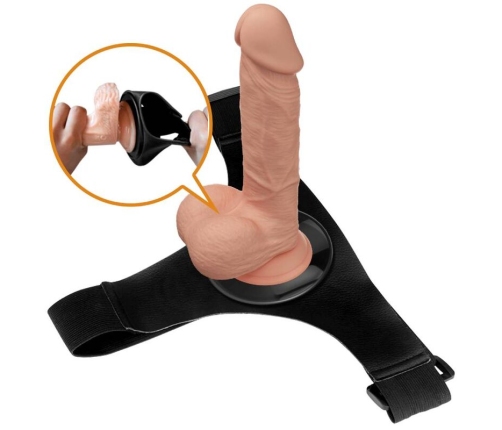 PRETTY LOVE - HARNESS BRIEFS ARNÉS UNIVERSAL CON DILDO JERRY 21.8 CM NATURAL