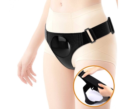 PRETTY LOVE - HARNESS BRIEFS UNIVERSAL HARNESS WITH DILDO TOM 20 CM NATURAL