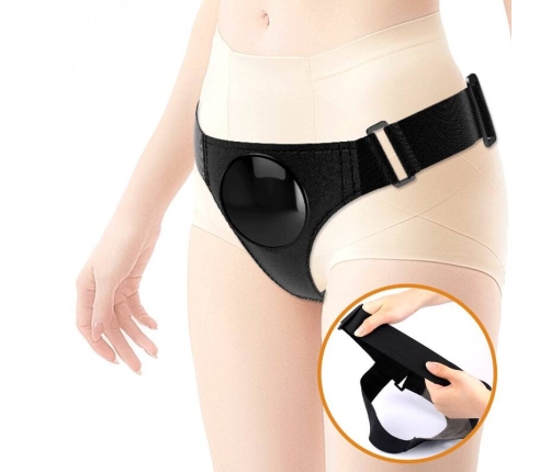 PRETTY LOVE - HARNESS BRIEFS UNIVERSAL HARNESS WITH DILDO KEVIN 19 CM NATURAL