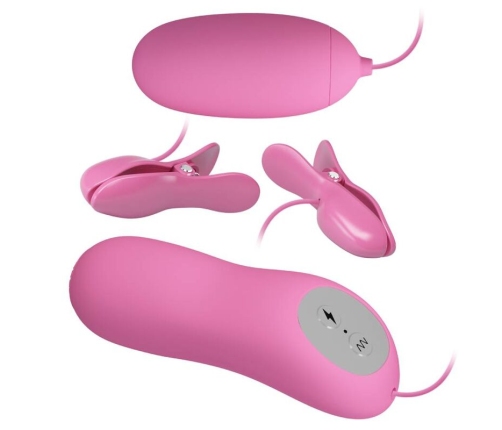 PRETTY LOVE - TWEEZERS WITH VIBRATION AND PINK ELETROSHOCK