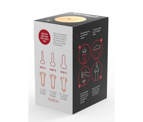 AUTOBLOW - 2+ VAGINA SLEEVE SIZE C