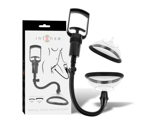 INTENSE - PUMP VAGINAL MANUAL PUMP WITH TWO INTERCHANGEABLE CUPS