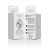 INTENSE - ALUMINUM METAL ANAL PLUG WITH SILVER CRYSTAL SIZE S