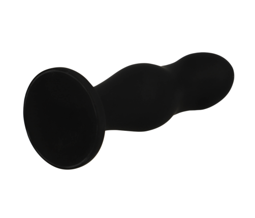 BLACK&SILVER - SEAN PLUG ANAL PREMIUM SILICONE BLACK