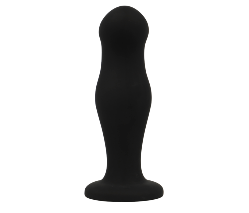 BLACK&SILVER - SEAN PLUG ANAL PREMIUM SILICONE BLACK