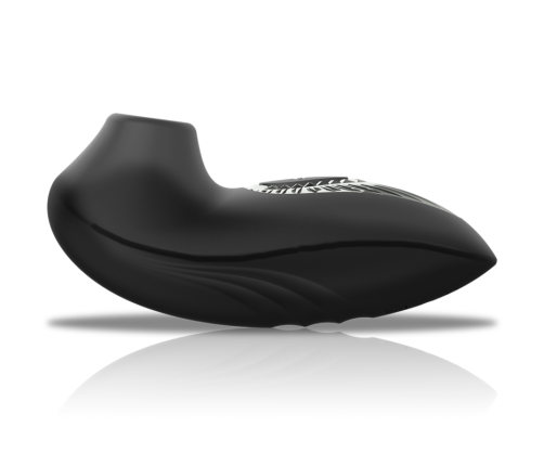 BLACK&SILVER - DRAKE DELUXE SUCKING VIBE RECHARGEABLE SILICONE BLACK