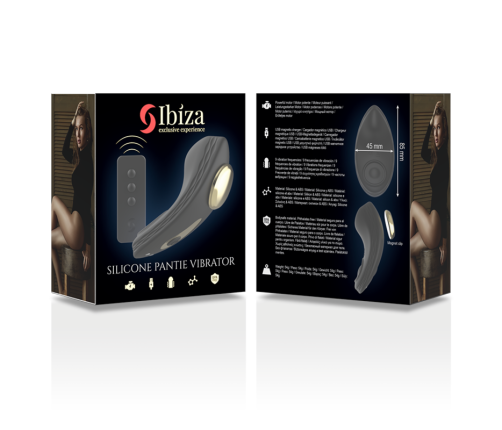 IBIZA - SILICONE PANTIE VIBRATOR REMOTE CONTROL