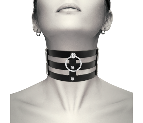 COQUETTE CHIC DESIRE - FETISH STYLE VEGAN LEATHER CHOKER