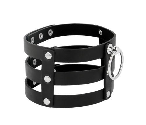 COQUETTE CHIC DESIRE - FETISH STYLE VEGAN LEATHER CHOKER