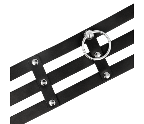 COQUETTE CHIC DESIRE - FETISH STYLE VEGAN LEATHER CHOKER