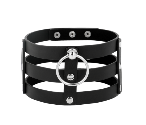 COQUETTE CHIC DESIRE - FETISH STYLE VEGAN LEATHER CHOKER