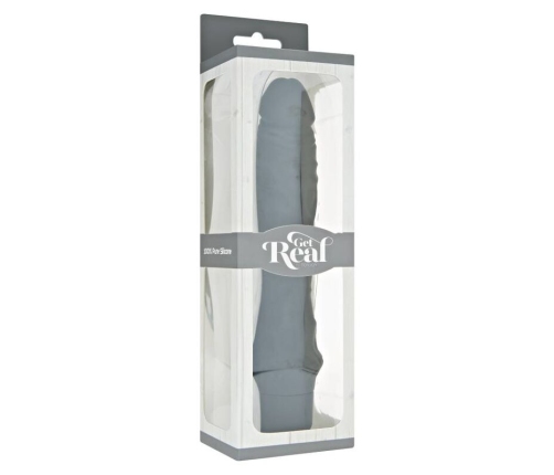 GET REAL - CLASSIC LARGE BLACK VIBRATOR