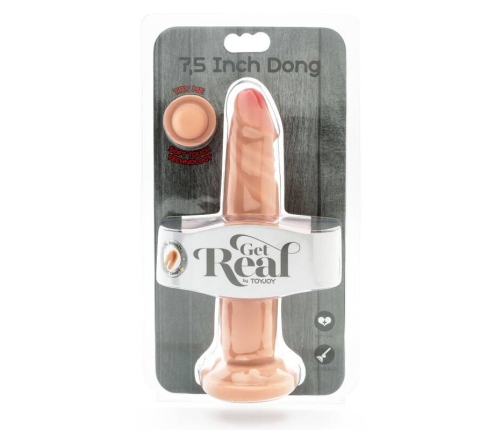 GET REAL - DUAL DENSITY DONG 19 CM SKIN