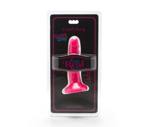 GET REAL - HAPPY DICKS DONG 12 CM PINK
