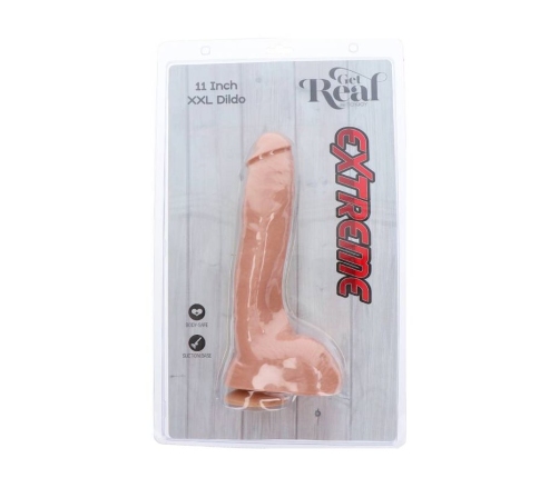 GET REAL - EXTREME XXL DILDO 28 CM SKIN