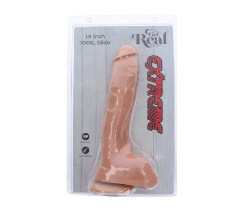 GET REAL - EXTREME XXXL DILDO 34 CM SKIN