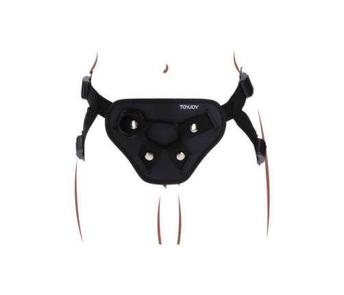 GET REAL - STRAP-ON DELUXE HARNESS BLACK