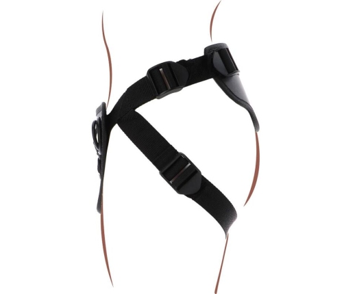 GET REAL - STRAP-ON DELUXE HARNESS BLACK