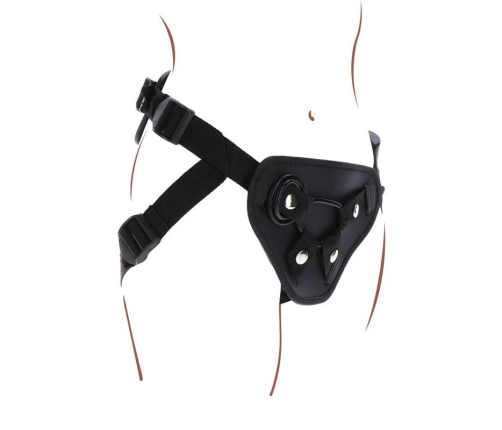 GET REAL - STRAP-ON DELUXE HARNESS BLACK