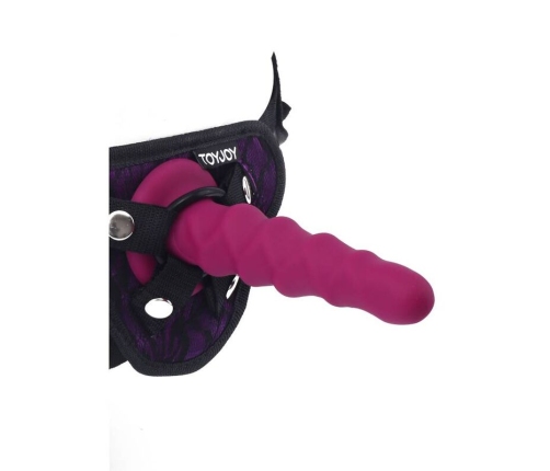 GET REAL - RIBBED DONG 12 CM RED