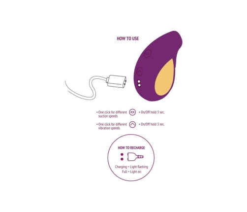 XOCOON - DIVINE LOVE STIMULATOR PURPLE