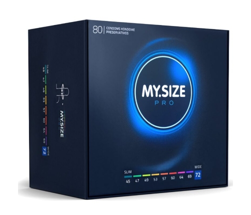 MY SIZE - PRO CONDOMS 72 MM 80 UNITS