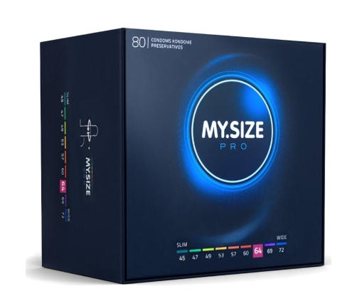 MY SIZE - PRO CONDOMS 64 MM 80 UNITS