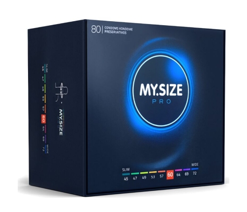 MY SIZE - PRO CONDOMS 60 MM 80 UNITS