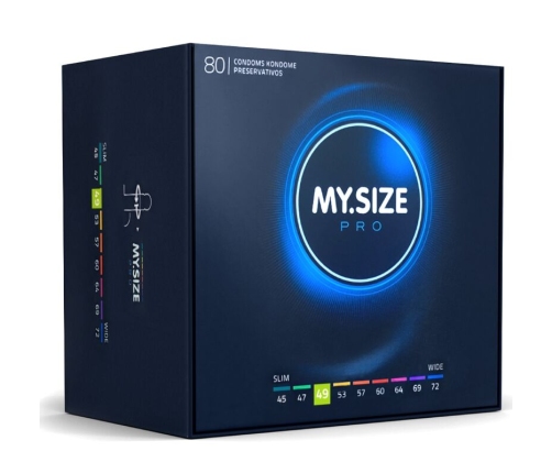 MY SIZE - PRO CONDOMS 49 MM 80 UNITS