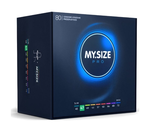 MY SIZE - PRO CONDOMS 47 MM 80 UNITS