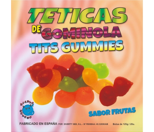 DIABLO GOLOSO - ASSORTED GLOSSY GUMMY Teats