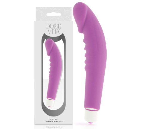 DOLCE VITA - REALISTIC PLEASURE PURPLE SILICONE