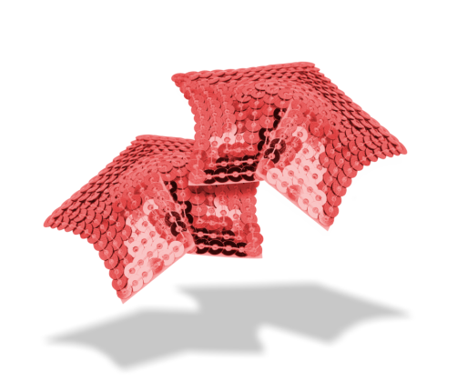 OHMAMA FETISH - RED SEQUINED STAR NIPPLES COVERS