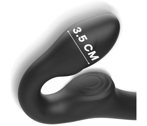 IBIZA - STRAPLESS VIBRATOR WITH REMOTE CONTROL PUSH BUTTON