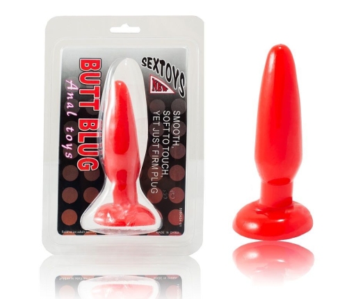 BAILE - SMALL RED ANAL PLUG 15 CM