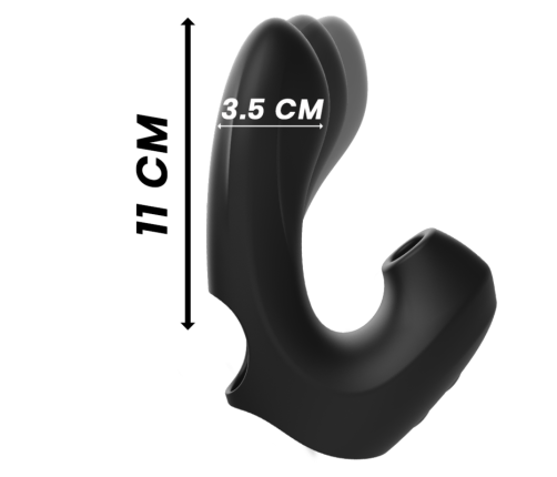 IBIZA - POWERFUL VIBRATING AND CLITORIS SUCTION THIMBLE