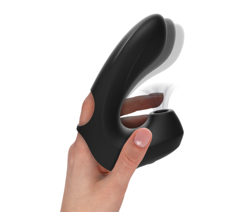 IBIZA - POWERFUL VIBRATING AND CLITORIS SUCTION THIMBLE