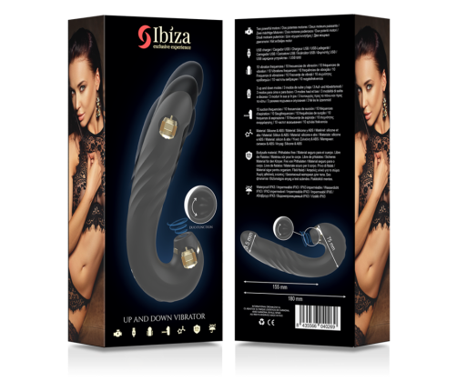 IBIZA - CLIP UP & DOWN + VIBRATOR + CLITORIS SUCTION