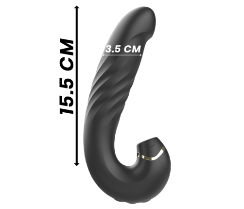 IBIZA - CLIP UP & DOWN + VIBRATOR + CLITORIS SUCTION