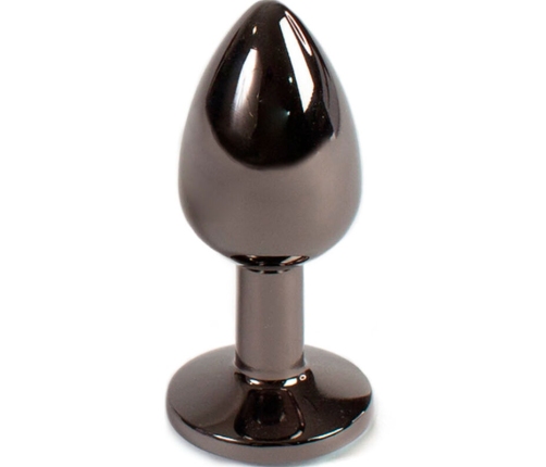 SECRETPLAY - GUNMETAL BUTT PLUG SMALL SIZE 7 CM