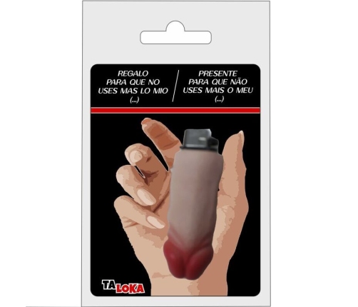 TALOKA - FANTASTIC LIGHTER IN THE SHAPE OF A FLESH COLOR PENIS