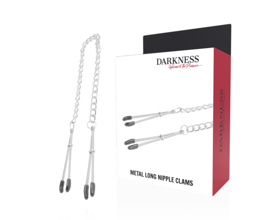 DARKNESS - ADJUSTABLE METAL NIPPLE Clamps