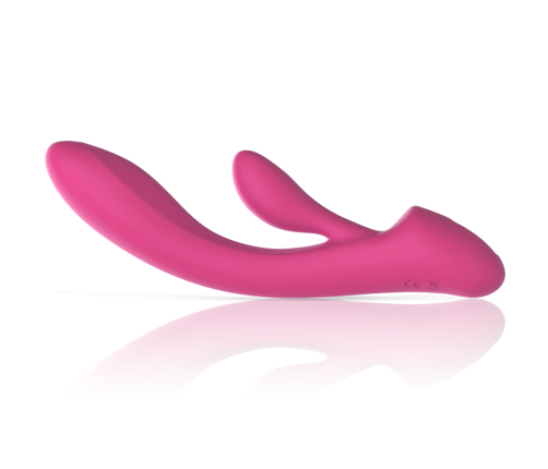 INTENSE - LUIGI RABBIT VIBRATOR PINK LIQUID SILICONE