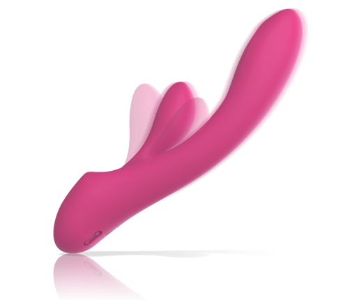 INTENSE - LUIGI RABBIT VIBRATOR PINK LIQUID SILICONE