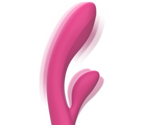 INTENSE - LUIGI RABBIT VIBRATOR PINK LIQUID SILICONE