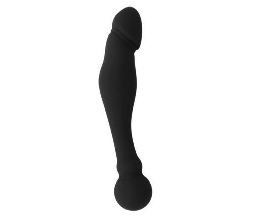 BLACK&SILVER - KARL G-POINT STIMULATING DILDO 18 CM