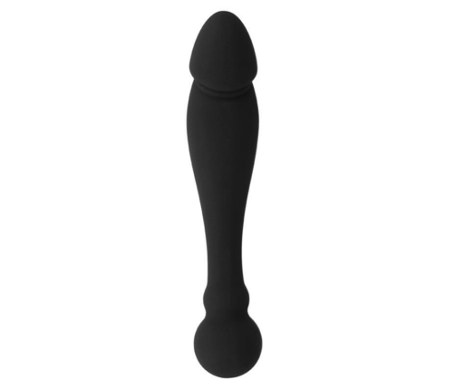 BLACK&SILVER - KARL G-POINT STIMULATING DILDO 18 CM