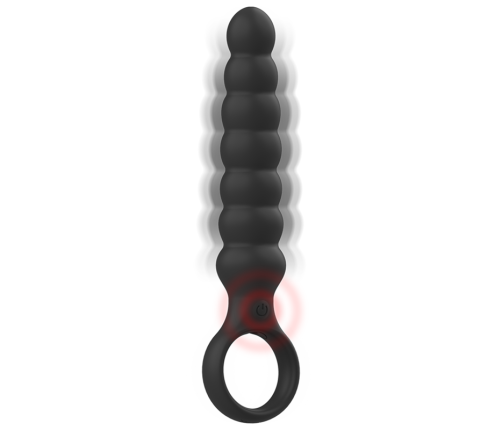 BLACK&SILVER - BOB POWERFUL SILICONE ANAL DILATOR