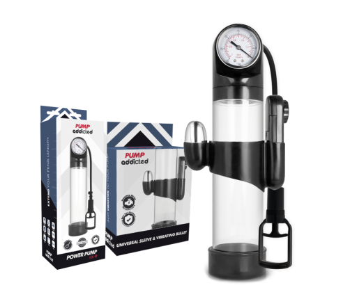 PUMP ADDICTED - RX9 TRANSPARENT VIBRATOR